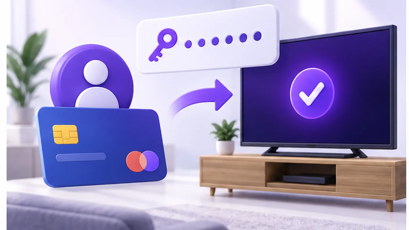 Conferência de conta, pedido e código para ativar a TV Express