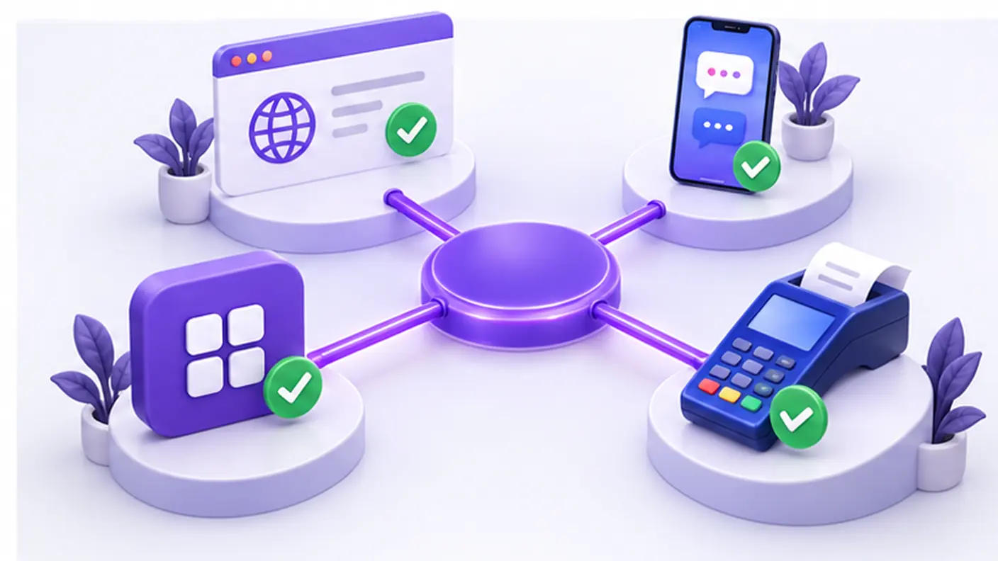 Conferência do site, WhatsApp, aplicativo e pagamento da TV Express