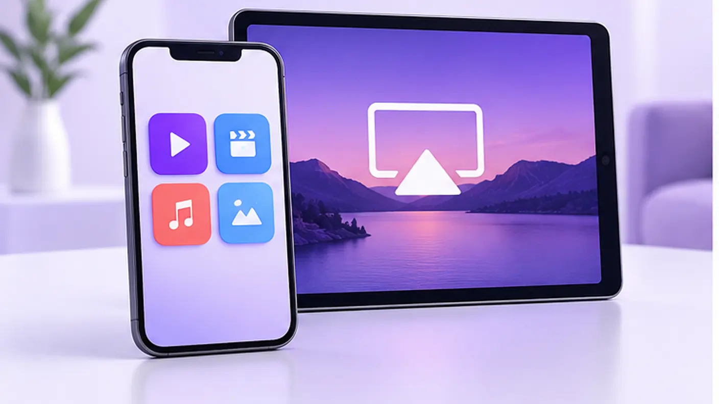 Conferência de modelo, iOS, iPadOS, App Store e conexão para usar a TV Express no iPhone e iPad